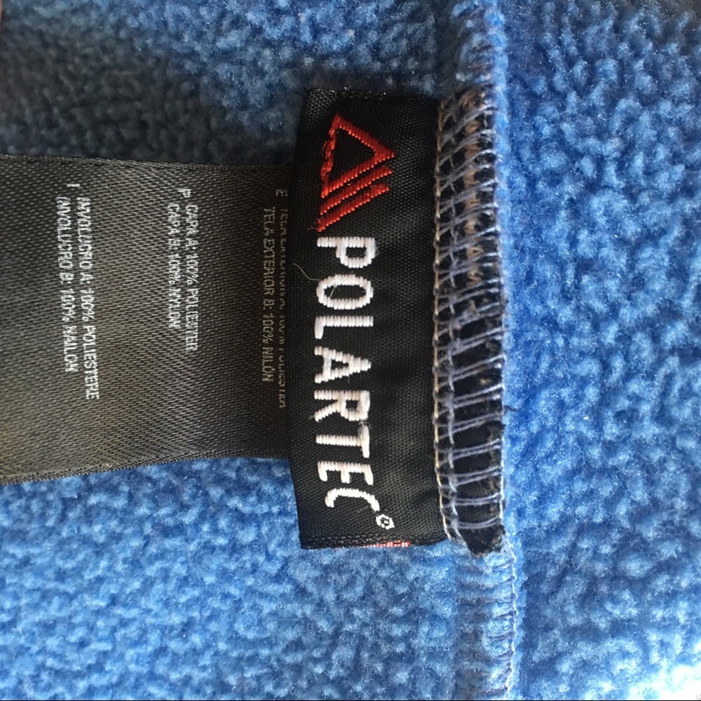 North Face Polartec Fleece Zip Up Jacket | Blue Grey | Small - Picture 5 of 7